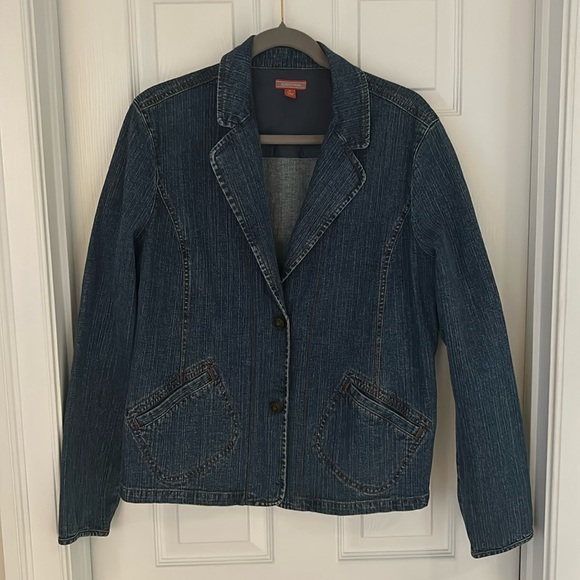 Nordstrom women’s Denim Blazer - Picture 1 of 5